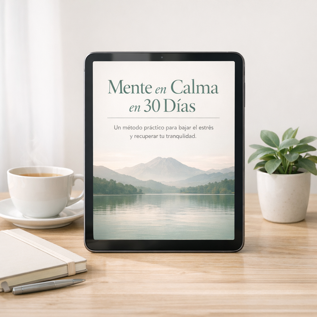 Mente en Calma en 30 Días - Método Sencillo para Bajar el Estrés.